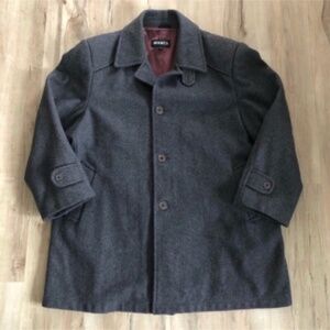 Moore’s Grey Wool Blend Men’s Pea Coat